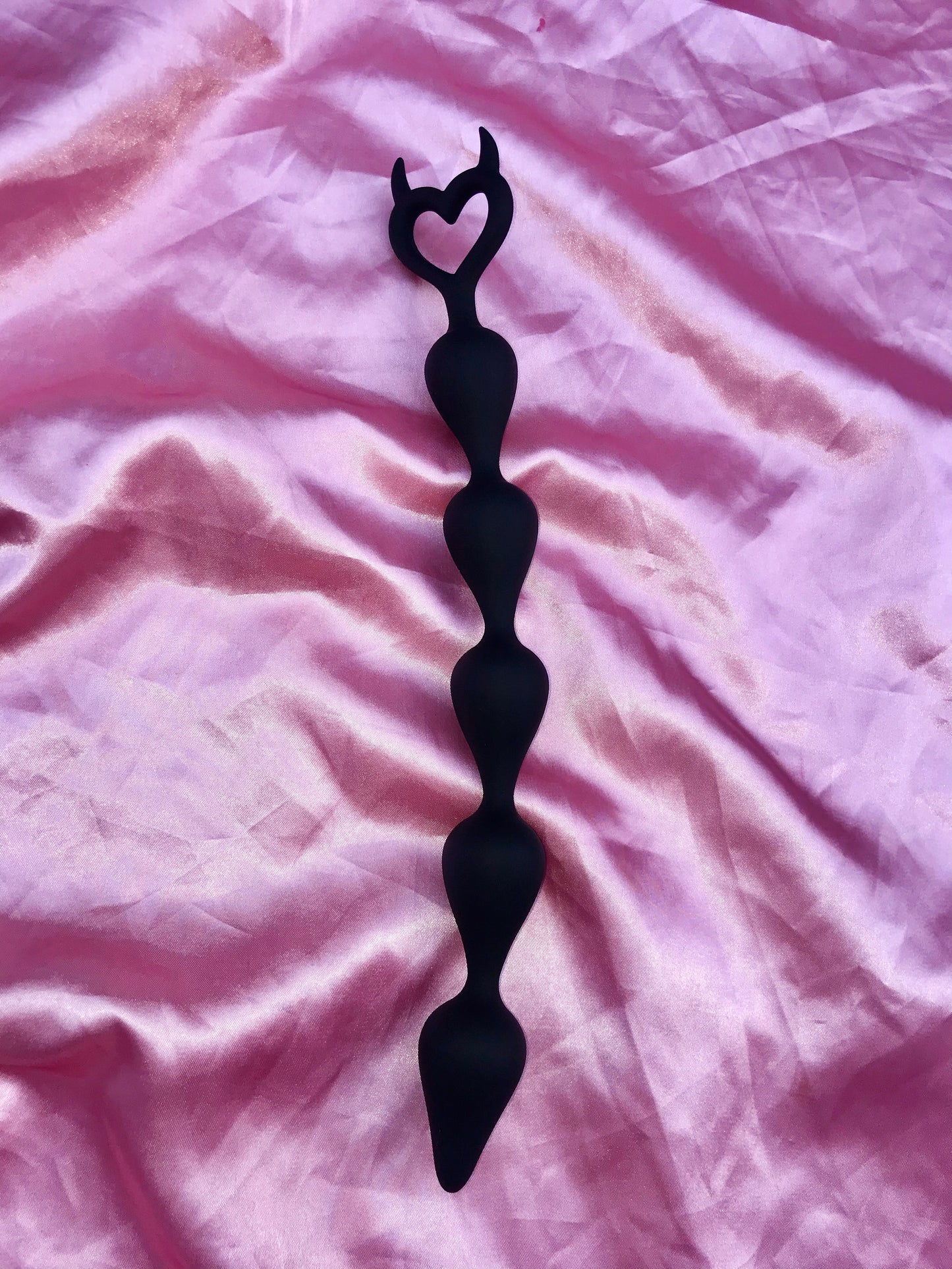 Devil tail long silicone butt plug for gays