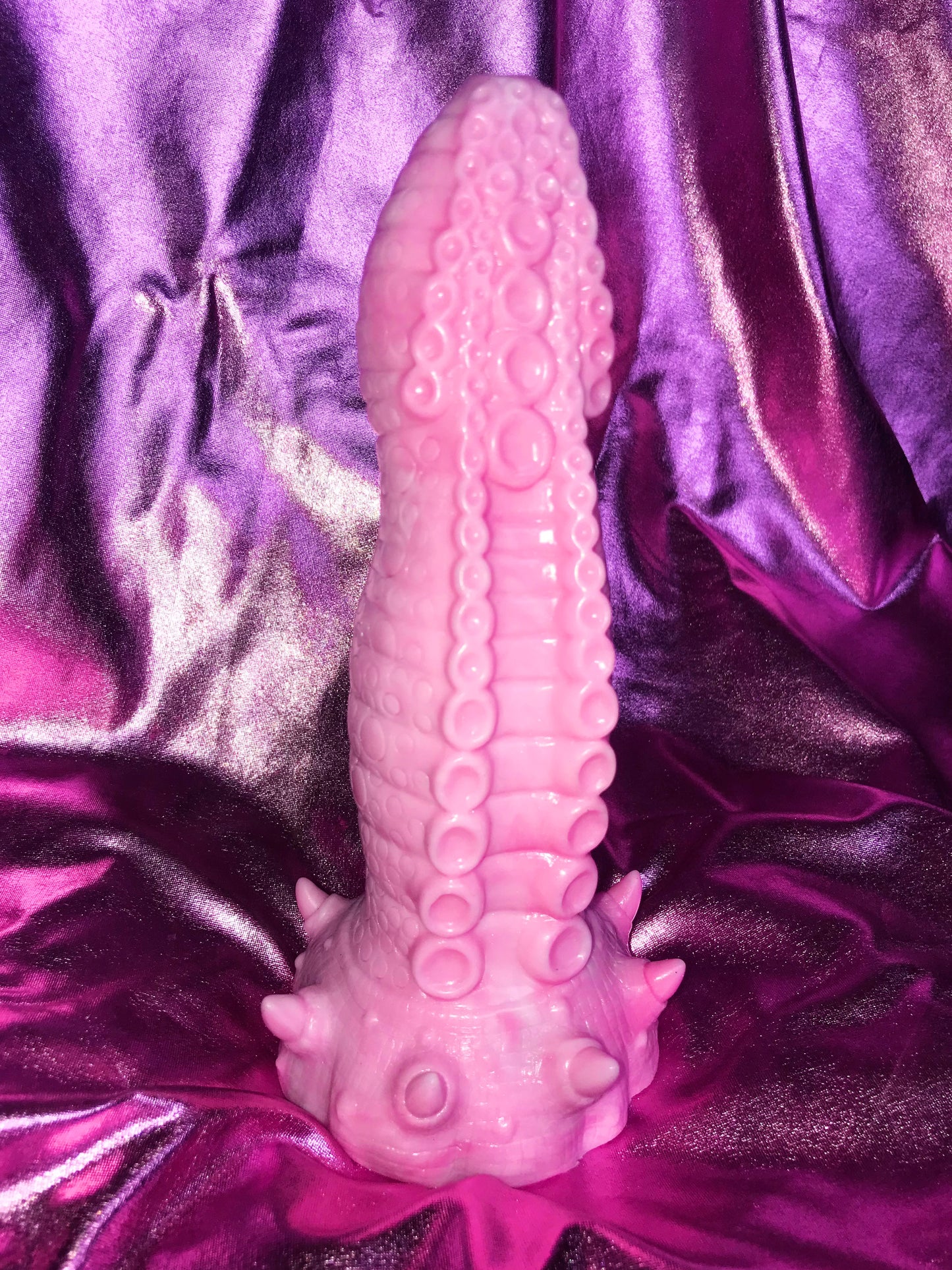 Pink kawaii silicone dragon dildo with suction cup