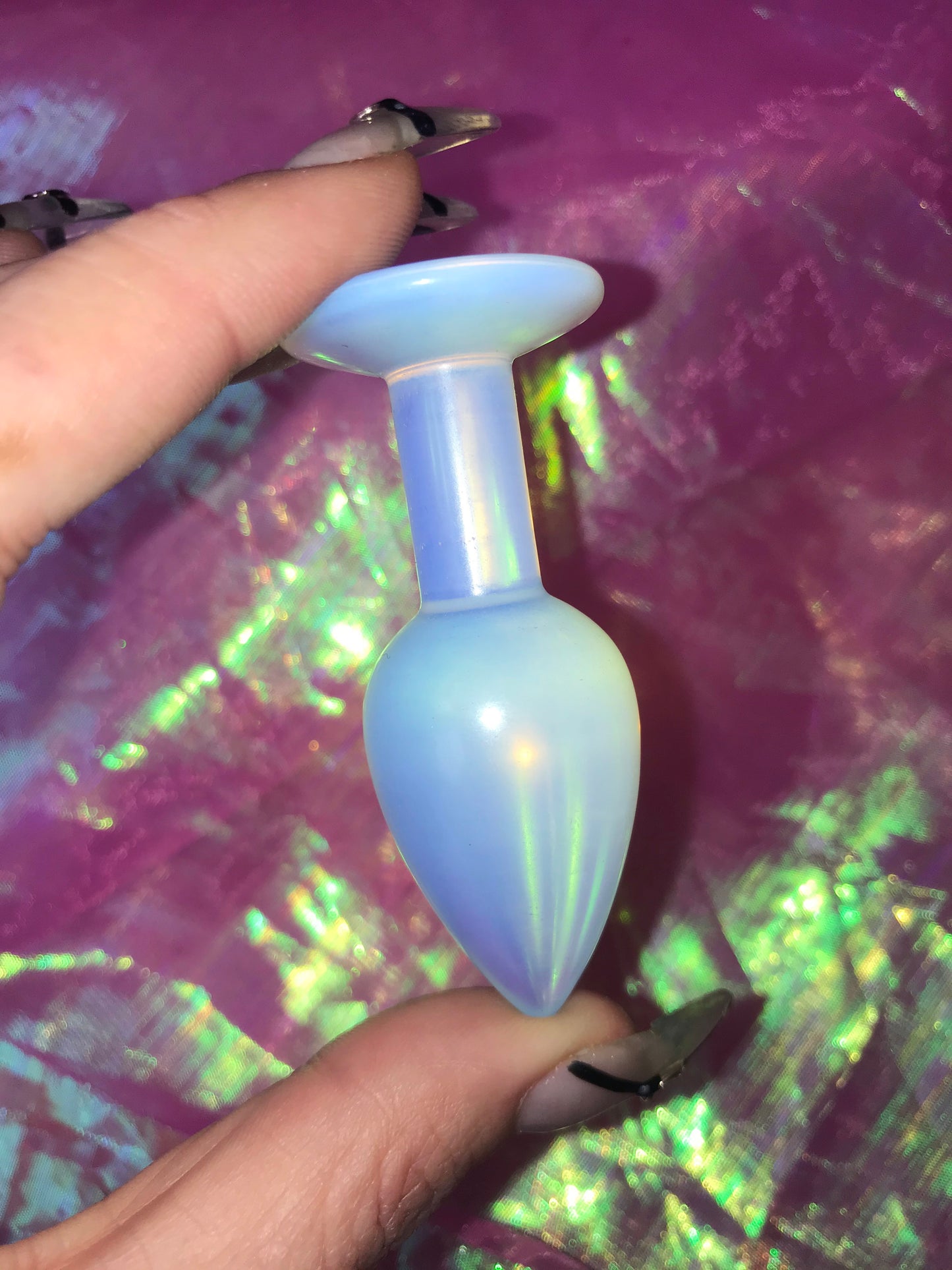 Small opalite butt plug