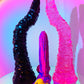 Black and pink big hentai fantasy dildo with strong suction cup
