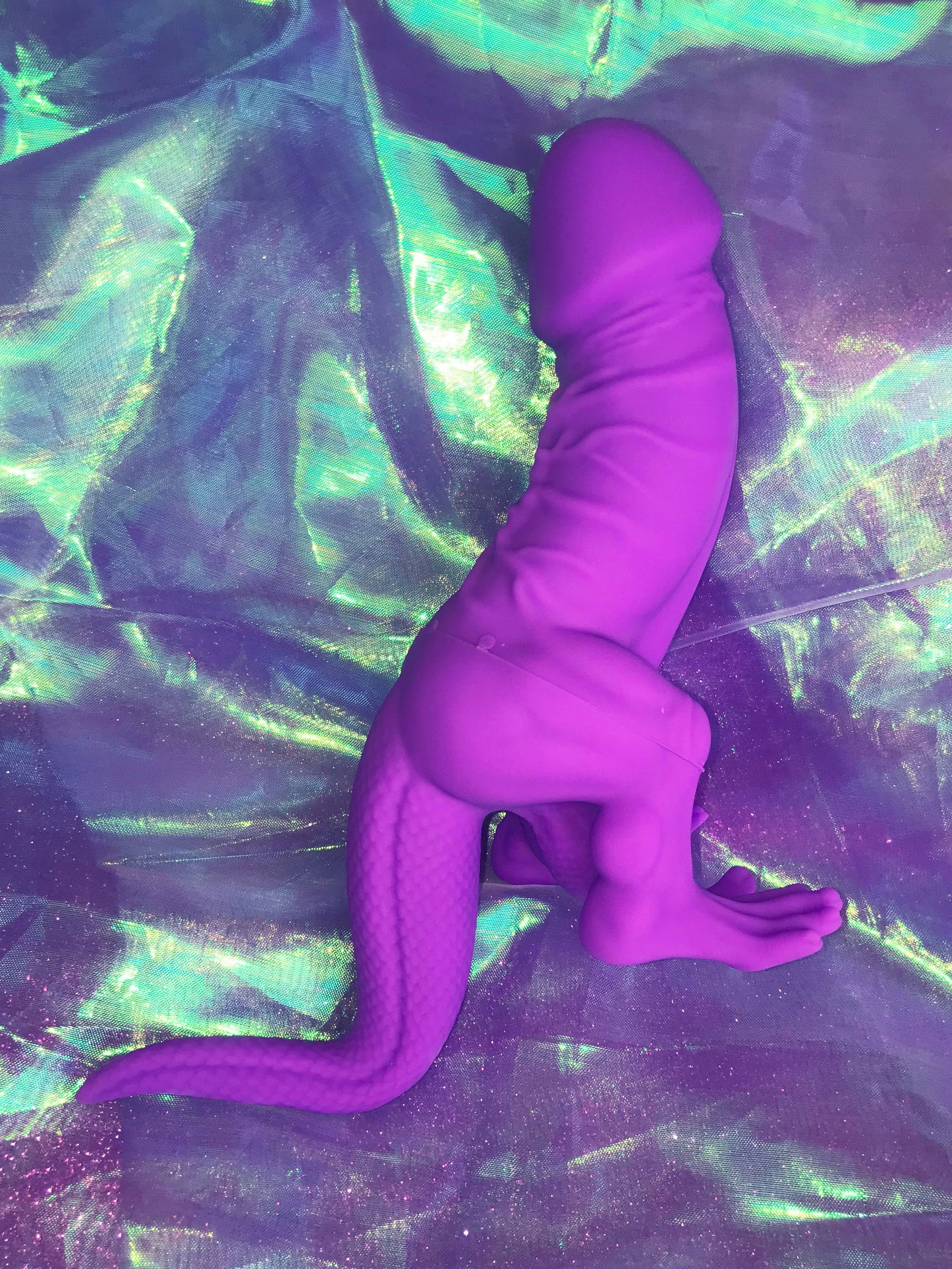Big purple dinosaur dildo