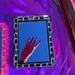 Resin selfie mirror with chain