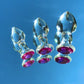 Pink diamond glass butt plugs. S/M/L Sizes