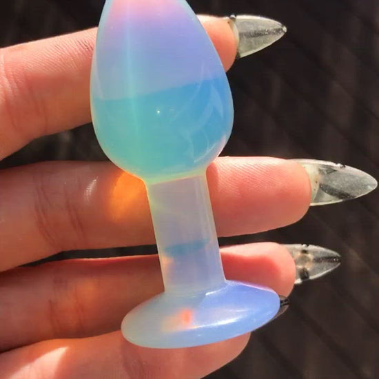 Small opalite butt plug