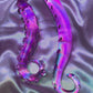BEST SELLER: Pink glass hentai tentacle dildo. Sizes S/M/L