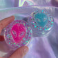 Cute alien resin grinder for stoner girls 