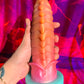  Big dragon tail silicone dildo with suction cup 