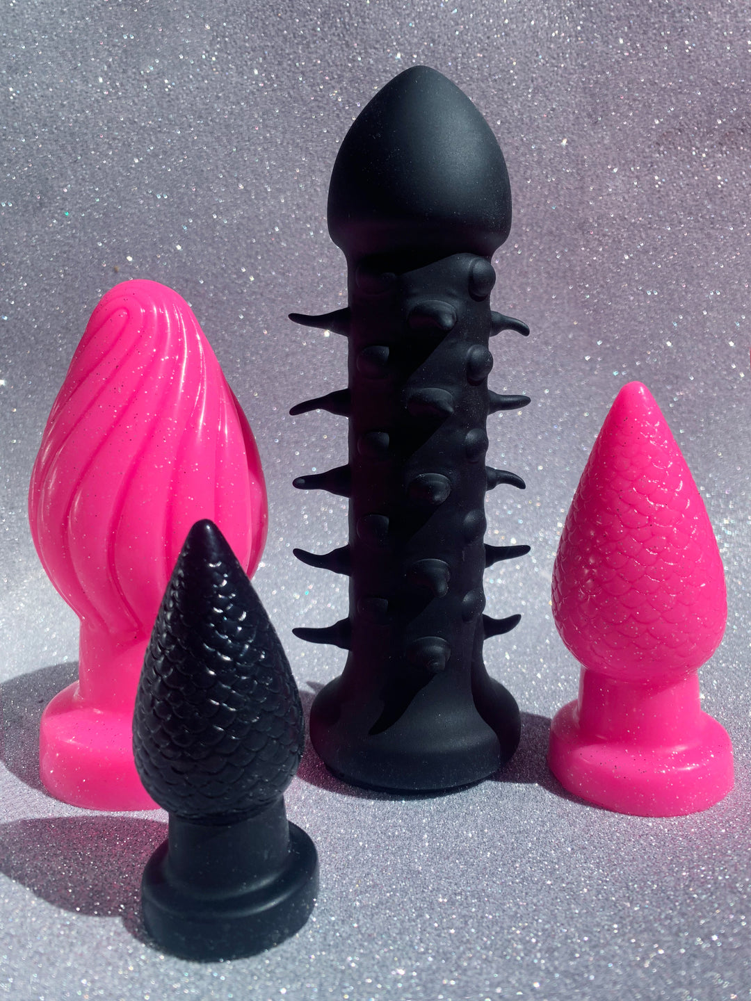 🖤 Black Spiked BDSM Dildo 🖤 S/L/XL | Beauglyful – BEAUGLYFUL