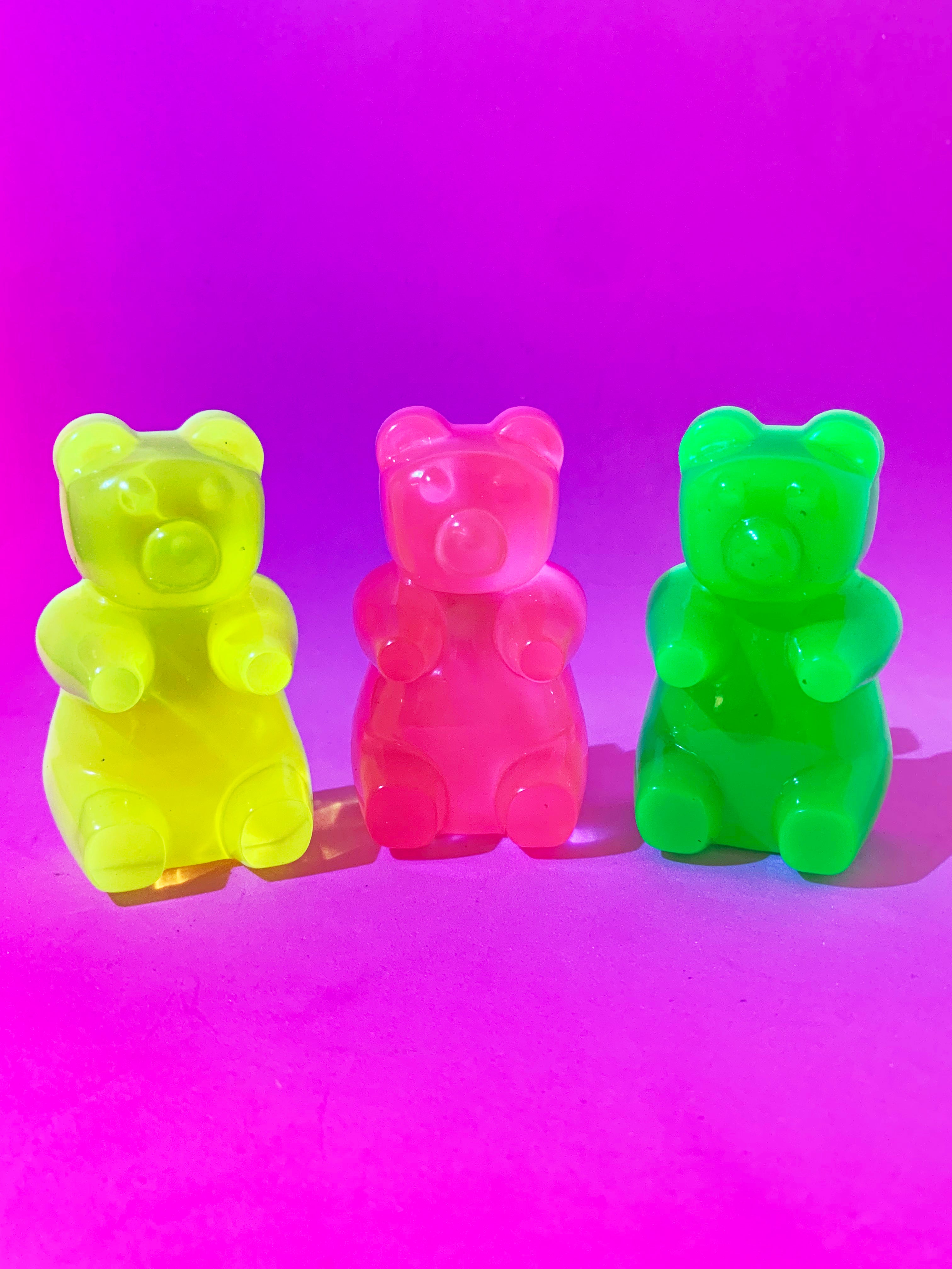 🍉 Cute & Big Gummy Bears Fridge Magnets 🍉