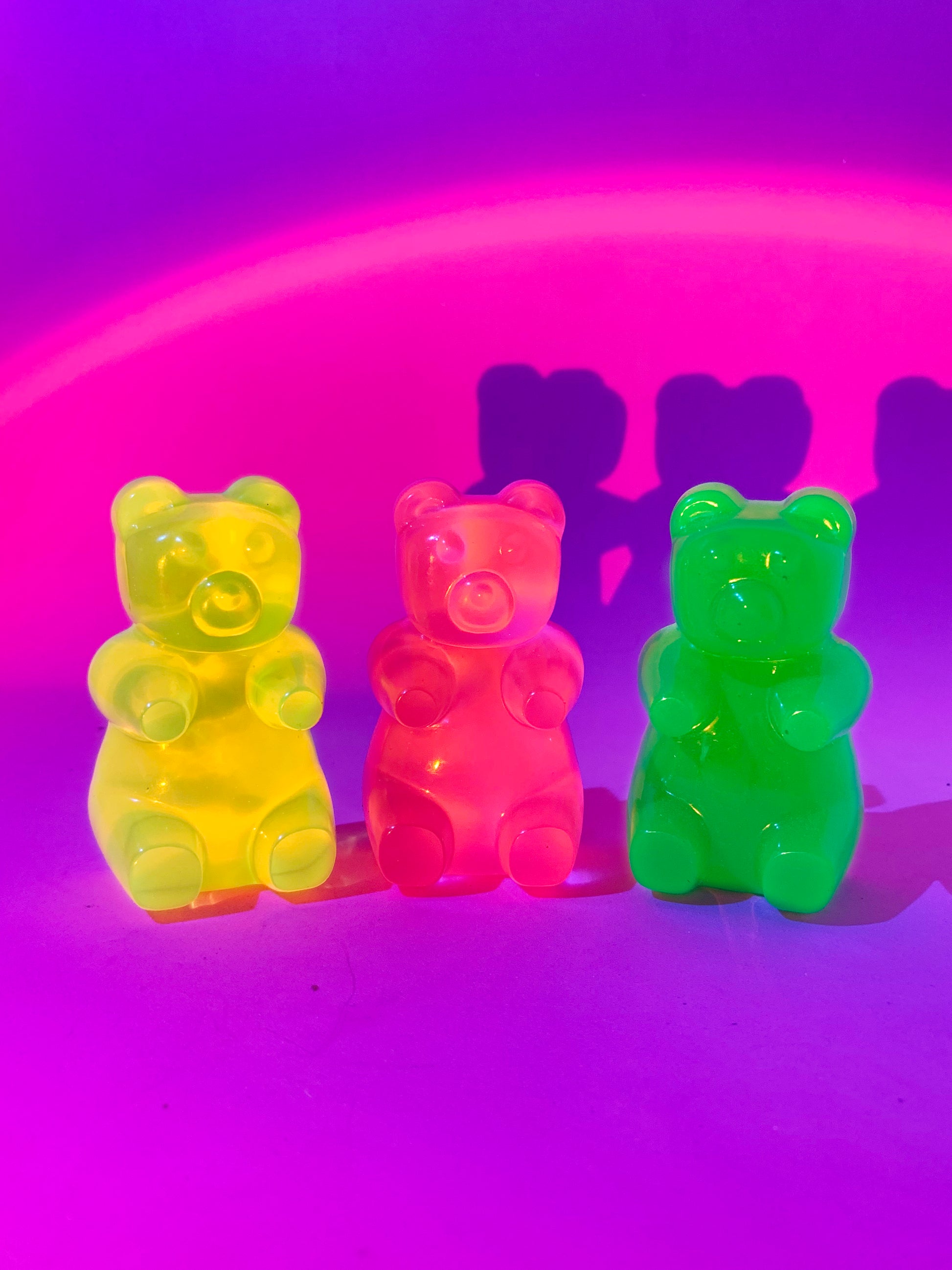 Kawaii gummy bears fridge magnets