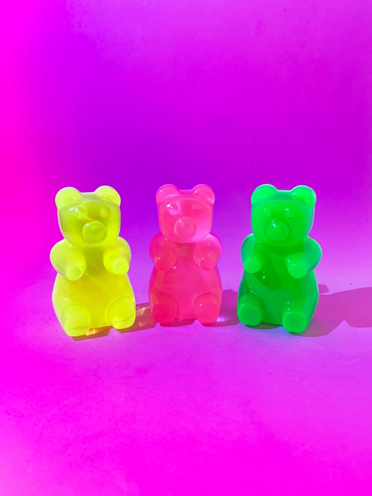 Kawaii gummy bears fridge magnets