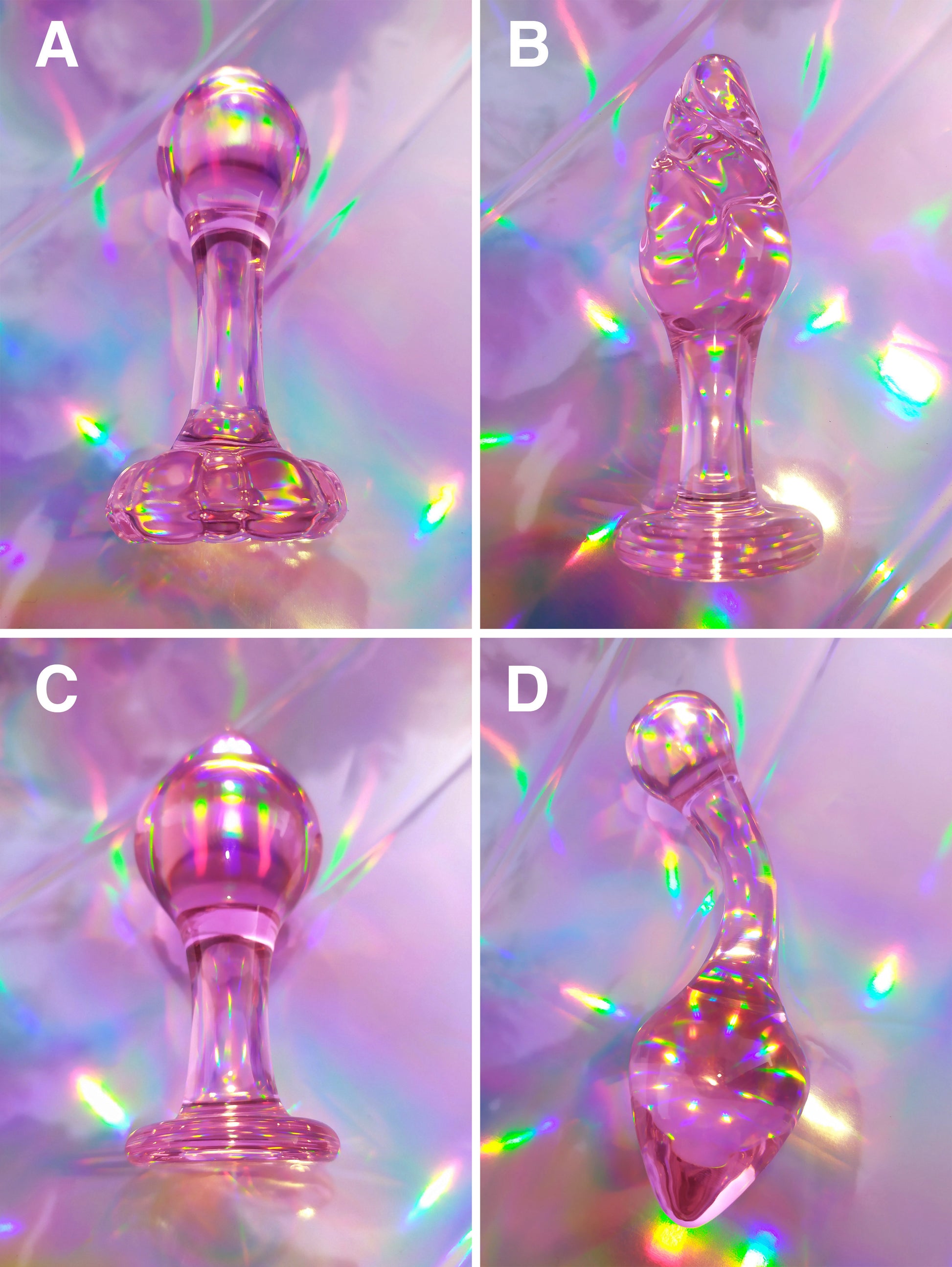 Cute Pink Glass Butt Plugs | Beauglyful BEAUGLYFUL Cute Pink Glass Butt Plugs | Beauglyful BEAUGLYFUL