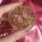 Cute custom butterfly resin grinder for stoner girls 
