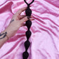 Devil tail long silicone butt plug for gays