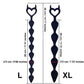 Devil tail long silicone butt plug for gays