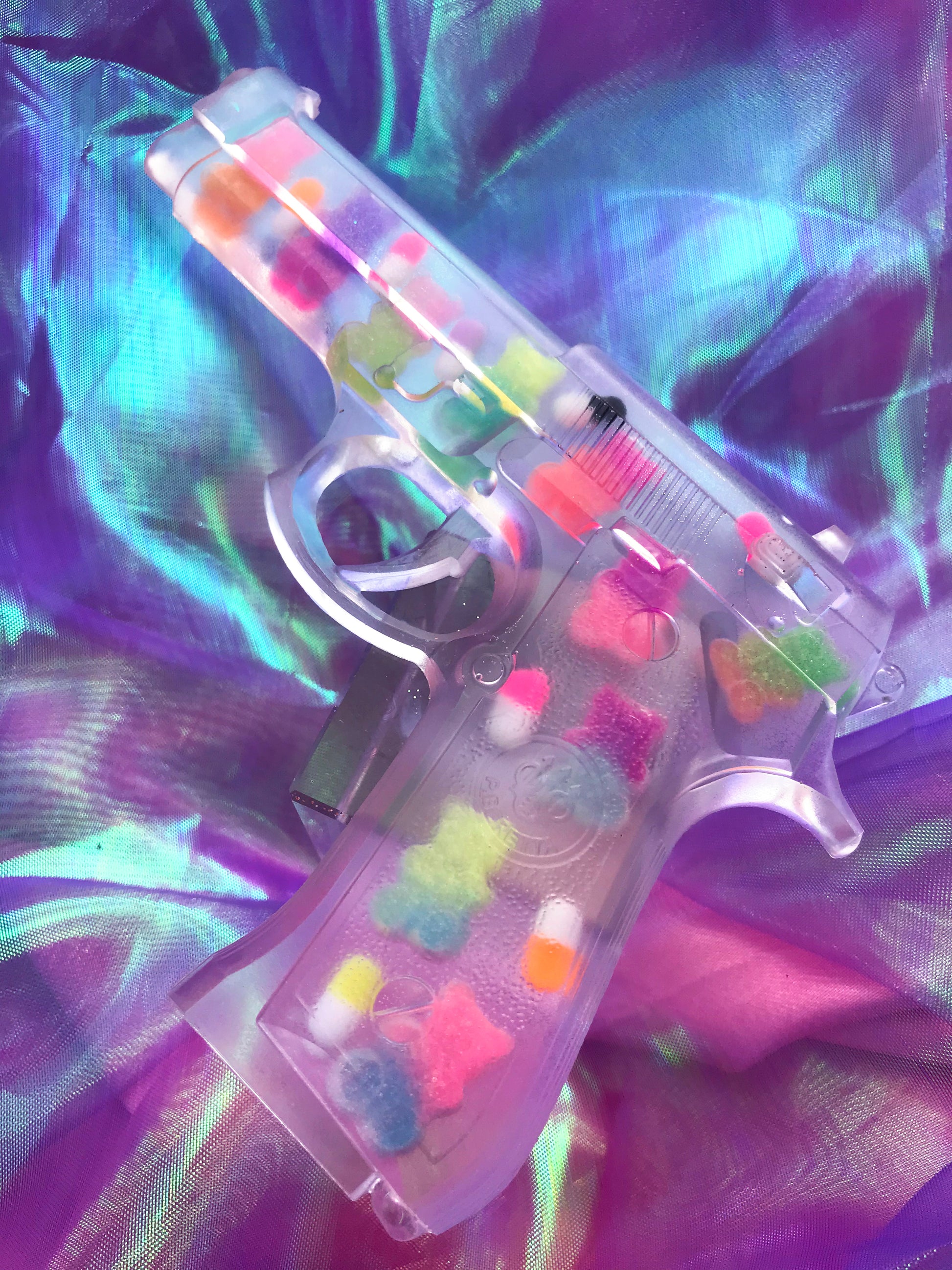 Kawaii gummy bears resin gun