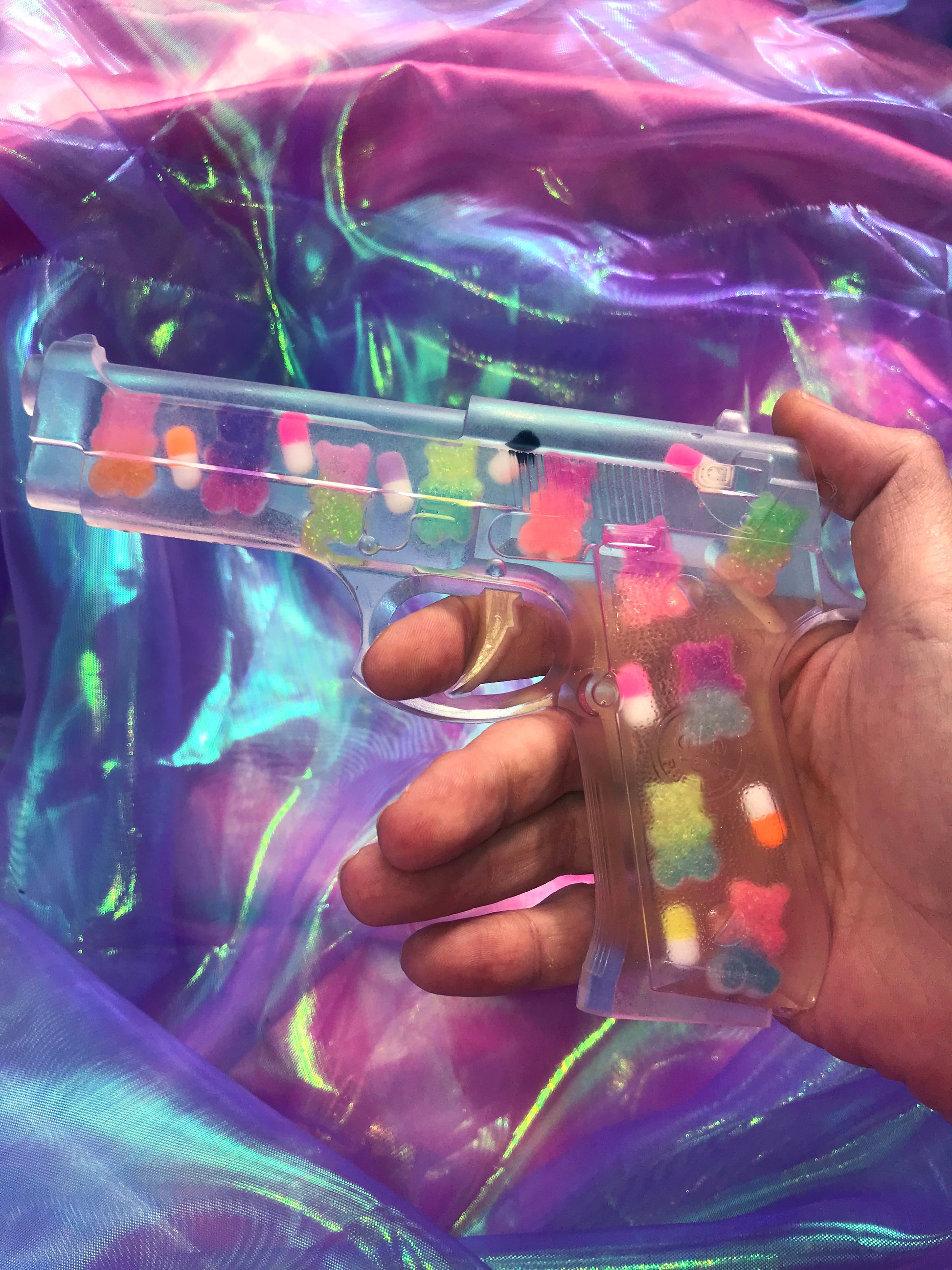 Kawaii gummy bears resin gun