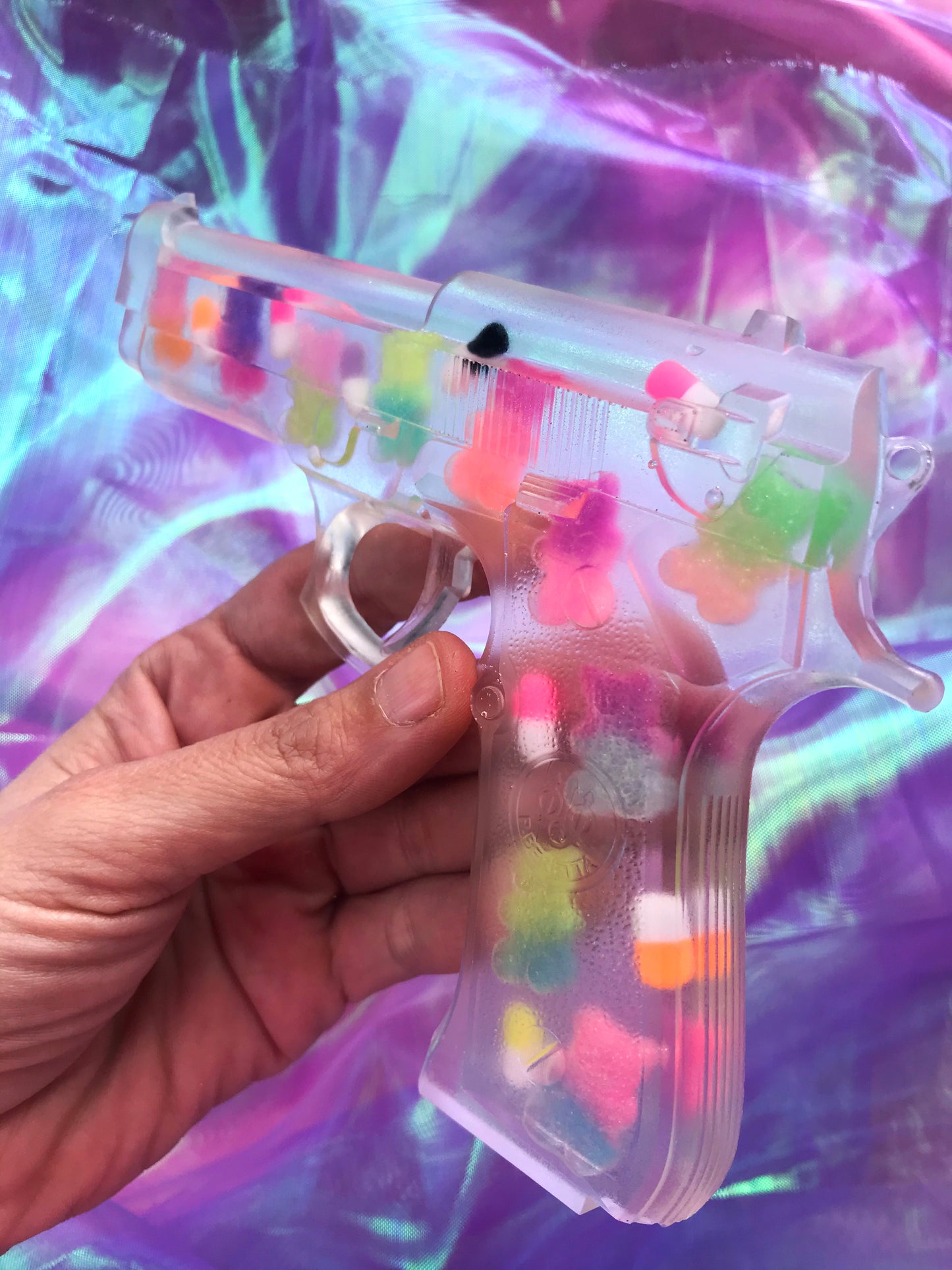 Kawaii gummy bears resin gun