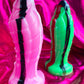 Pink ce cream fantasy dildo with suction cup
