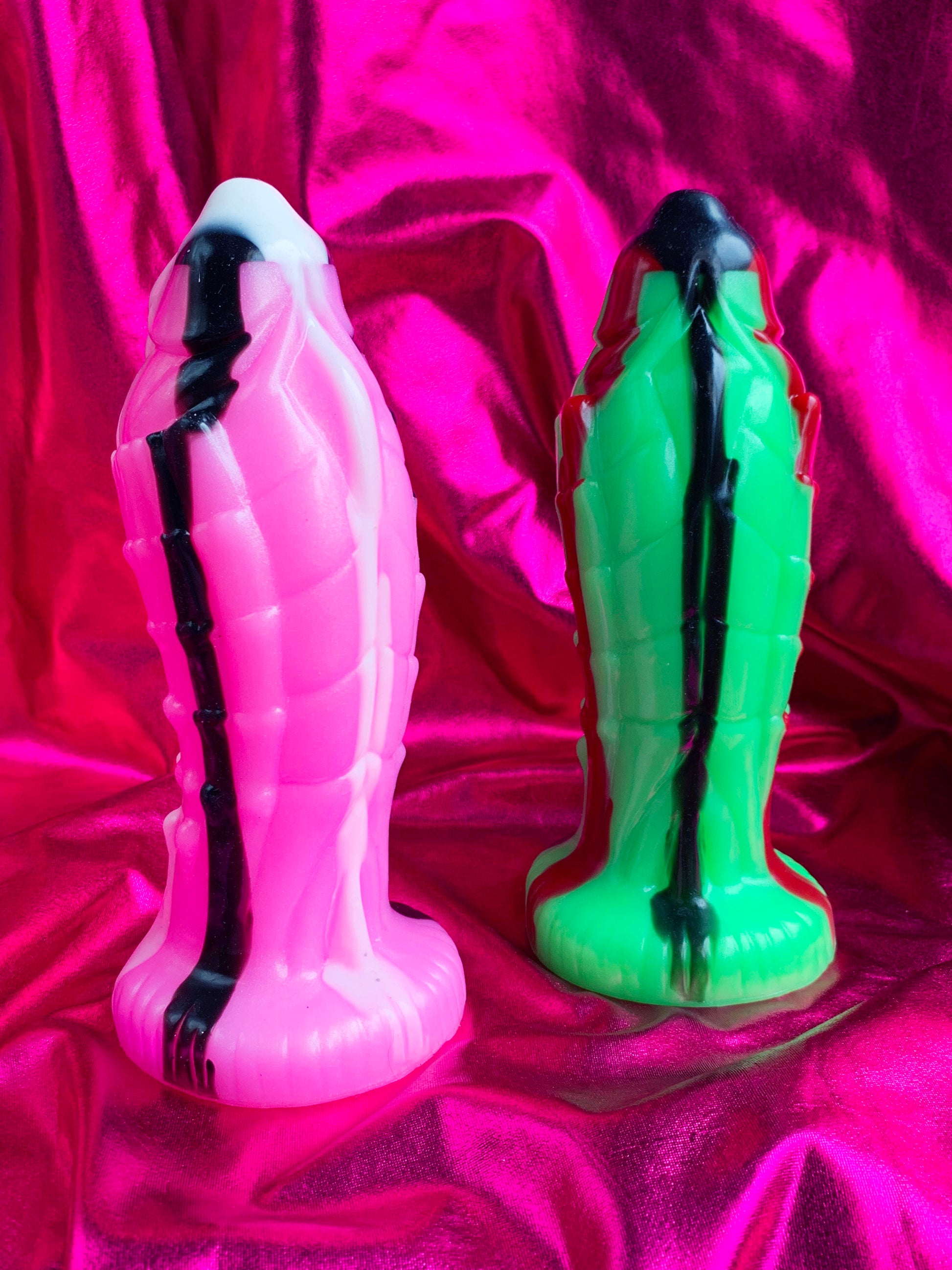 Pink ice cream fantasy dildo with suction cup