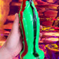 Green ice cream fantasy dildo with suction cup