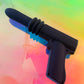 Kinky black gun telescopic vibrator
