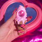 Pink ice cream cone silicone pipe for stoner girls