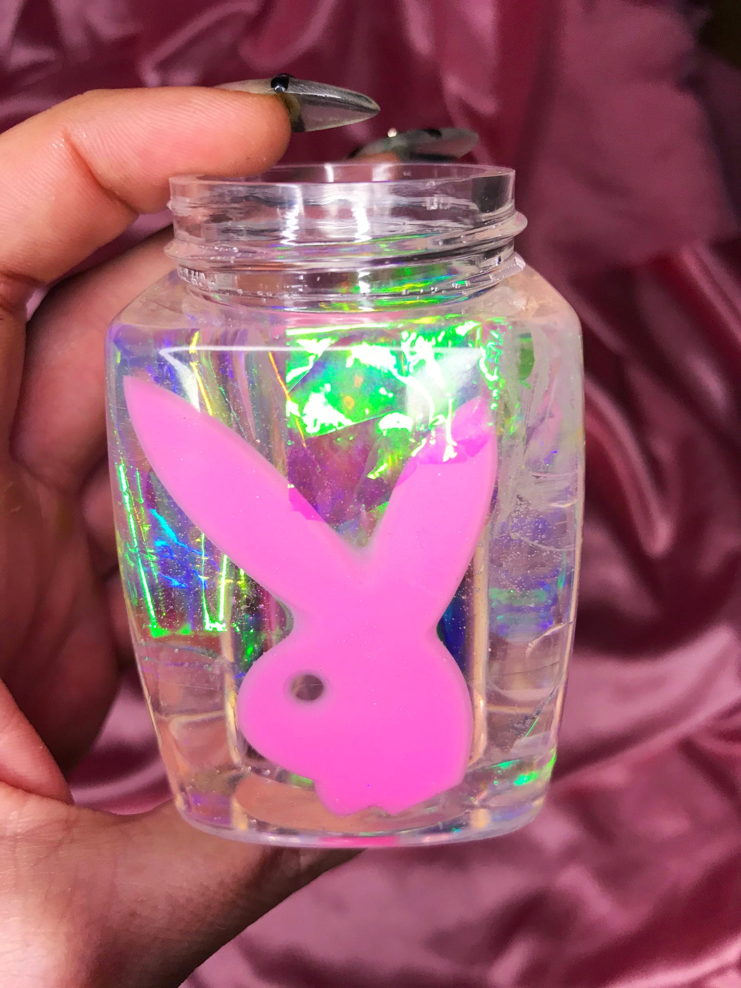 Cute and girly Playboy stash jar for stoner girls