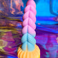 Pretty unicorn fantasy dildo with suction cup