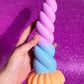 Pretty unicorn fantasy dildo with suction cup