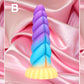 Pretty unicorn fantasy dildo with suction cup