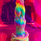 🌈 Rainbow Monster Dildo With Suction Cup 🌈
