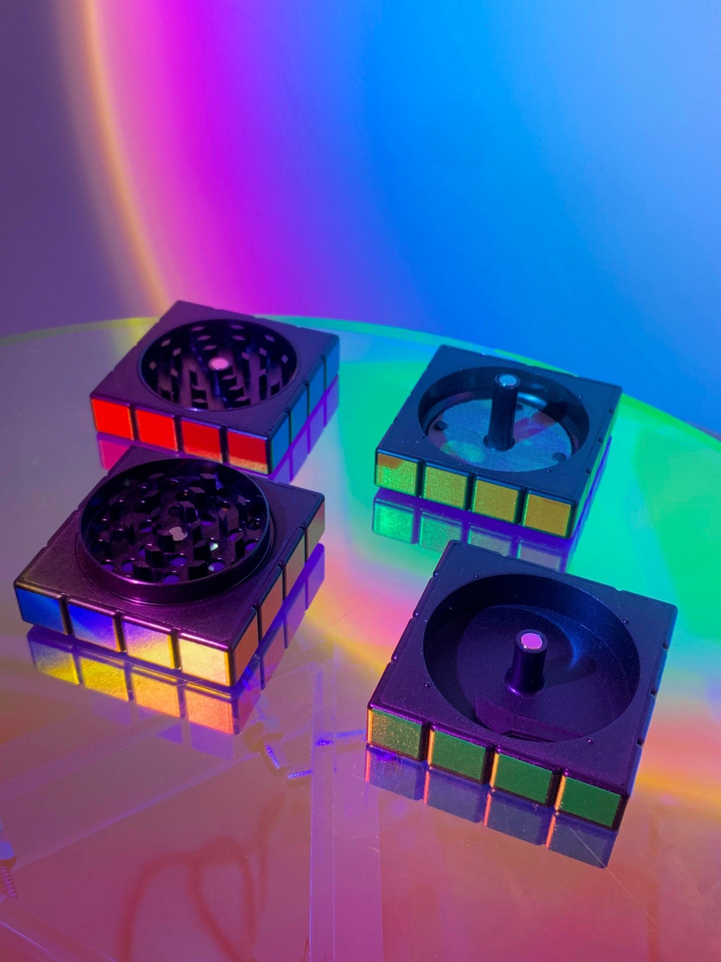 Rubik's cube funny grinder for stoners