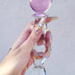 Sailor Moon magical pink and clear glass dildo