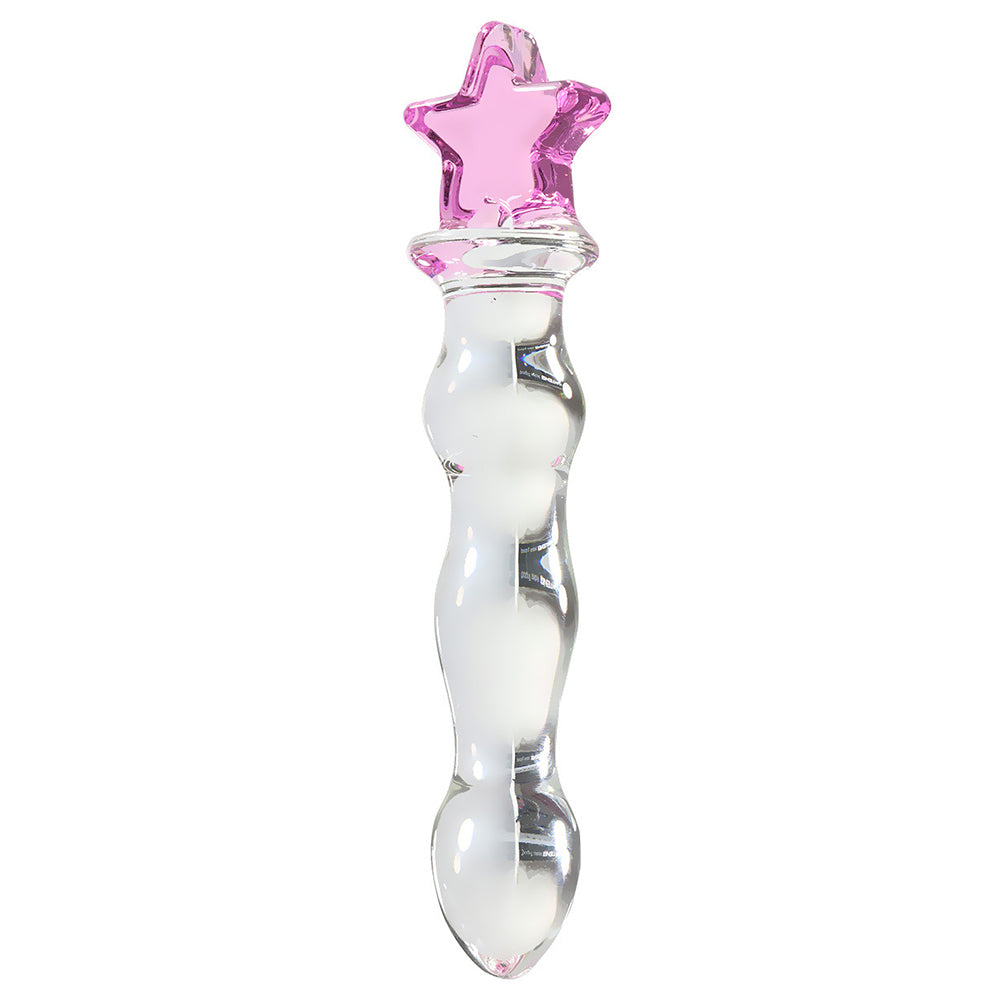 Sailor Moon magical pink and clear glass dildo