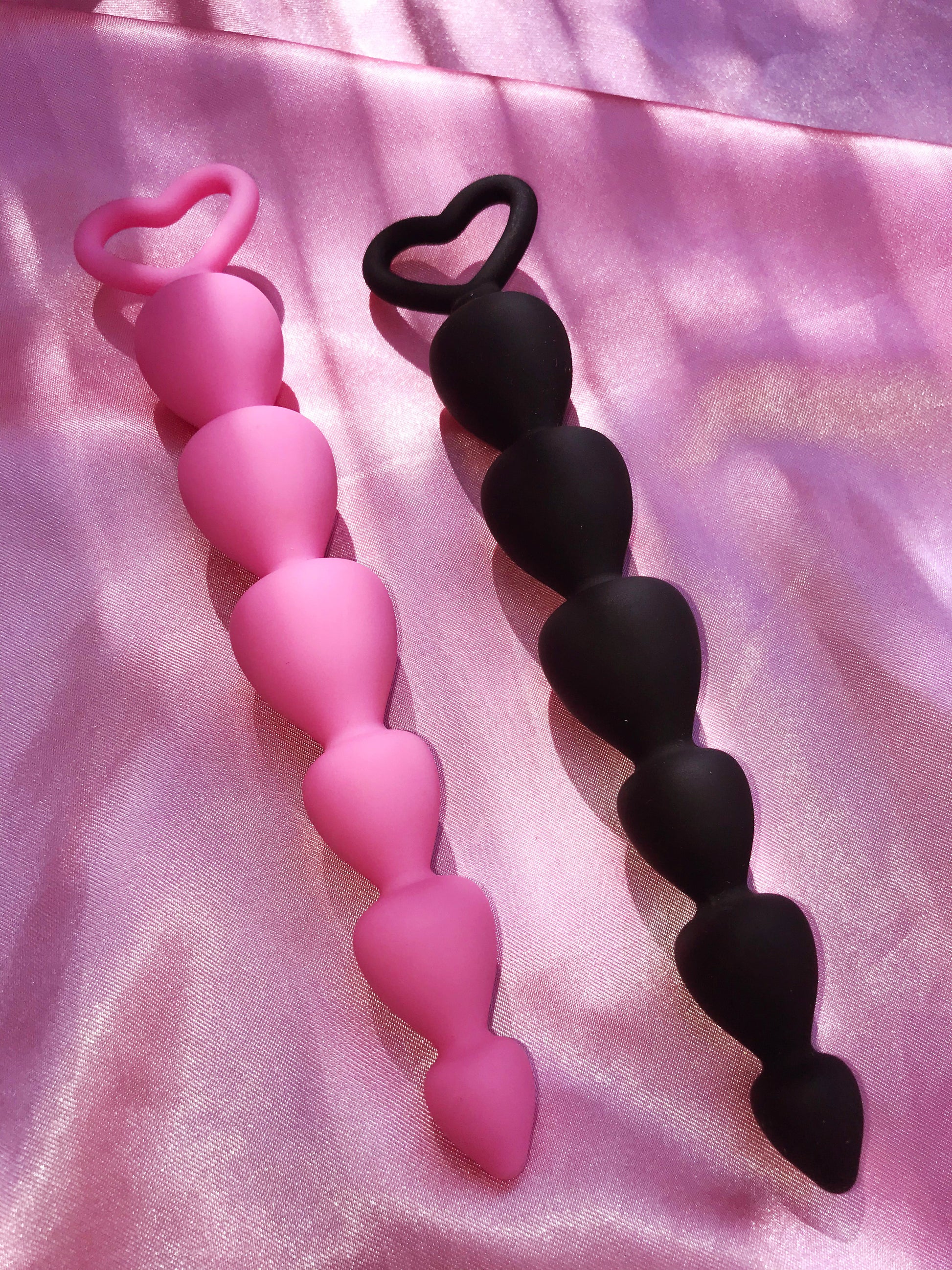 Small Heart Shaped Butt Plug Pink/Black | Beauglyful BEAUGLYFUL Small Heart Shaped Butt Plug Pink/Black | Beauglyful BEAUGLYFUL
