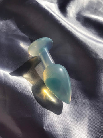 Small Opalite Butt Plug Healing Moonstone Plug | Beauglyful  BEAUGLYFUL