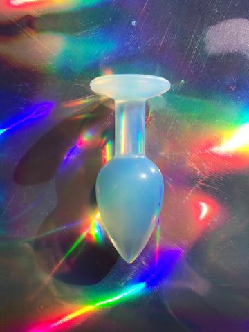 Small Opalite Butt Plug Healing Moonstone Plug | Beauglyful  BEAUGLYFUL