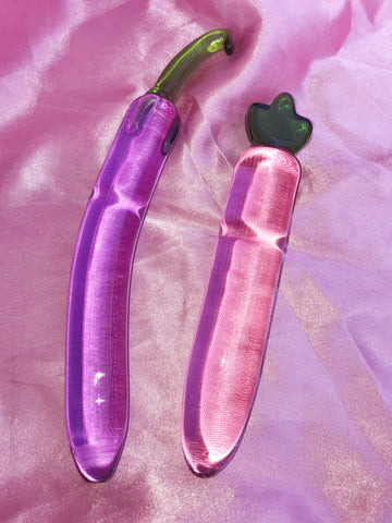 Vegan Glass Dildos  Fruit & Vegetables Dildos | Beauglyful  BEAUGLYFUL