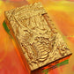 Windproof dragon golden lighter for stoner men