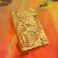Windproof dragon golden lighter for stoner men