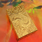 Windproof dragon golden lighter for stoner men